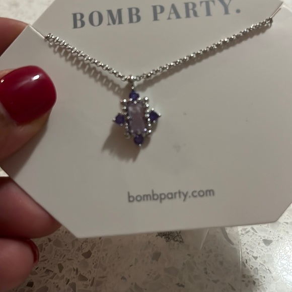 Fierce in Sparkle-Bomb Party necklace amethyst - Picture 3 of 4